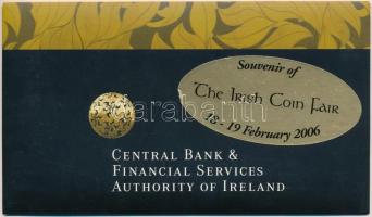 Írország 2006. 1c-2E (8xklf) forgalmi sor műanyag zacskóban "Souvenir of the Irish Coin Fair&qu...