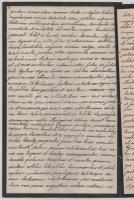 1899 A dénesfalvai Cziráky család címeres levelének (armalis) másolata, kézzel rajzolt címerrajzzal....