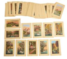 1911 Katona által szerelmének küldött képeslapok, összesen kb. 70 db, több különböző településről feladva (Lőkösháza, Kardoskút, stb.)