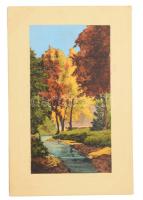 1911 Katona által szerelmének küldött képeslapok, összesen kb. 70 db, több különböző településről fe...