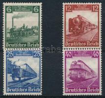 Deutsches Reich 1935 A német vasút centenáriuma sor Mi 580-583 (Mi EUR 130.-)