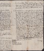 1669 Ungvár, Sotész Mátyás peres indítványa Denó Mihály ellen, "megverettetés és megvéresítés&q...