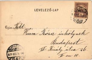 1901 Gyöngyös, Ferenciek temploma. Bendl Károly kiadása