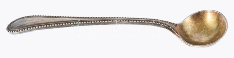 Ezüst (Ag) kanál és áttört bross kanál jelzett össz 25 g