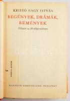 Kristó Nagy István: Regények, drámák, remények. Bp., 1971, Magvető. 513p. Kiadói egészvászon kötés, papír védőborítóval, kissé kopottas állapotban.