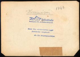 1916. dec. 30. Az Est felvétele IV. Károly és Zita királyné koronázásának napján, a királyi pár Buda...