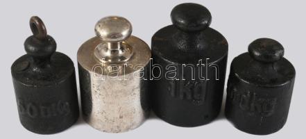 Astra konyhamérleg, öntöttvas, réz tányérokkal, súlyokkal