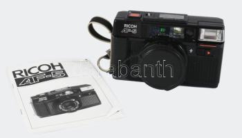 Ricoh AF-5 analóg fényképezőgép, 35mm filmformátum, beépített vakuval, megkímélt állapotban leírással
