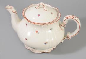 cca 1925-1930 Zsolnay pajzspecsétes háromrészes szervírozó szett, jelzett, hibátlan, m. 17 cm