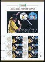 2025 Tanulj és sportolj 1. Asztalitenisz tematikus megszemélyesített hatos kisív