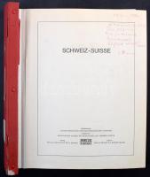 Svájc gyűjtemény albumban 1913-1987, benne általános kiadások, Pro Patria, Pro Juventute, szervezete...