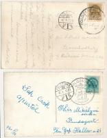 Kolozsvár, Cluj; Mátyás király szobor / statue, monument - 2 db RÉGI képeslap / 2 pre- 1945 postcard...