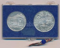 1974. 50Ft Ag + 100Ft Ag "Magyar Nemzeti Bank" pár eredeti, plombált, MNB plasztiktokban T...