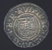 1587. Denár Ag "Rudolf" T:3+