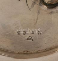 cca 1930/40 Talpas kínáló, jelzett, d: 24 cm, m: 18 cm