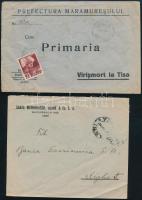 5 db céges levél, közte 3 db román és 1 db osztrák, 1 db magyar