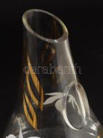 Dekanter olasz, aranyozott, 21 cm