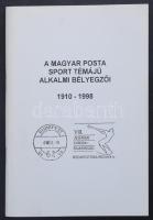 A Magyar Posta sport témájú alkalmi bélyegzői 1910-1998
