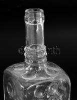 Grauer Likőr dobókockákat formázó likőrös üveg, hibátlan, m: 24,5 cm. Ritka!