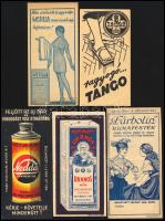 5 db tisztítószer témájú számolócédula