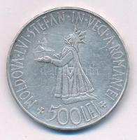 Románia 1941. 500L Ag "I. Mihály / Besszarábia Újraegyesülés" T:AU-XF kis karc
Romania 19...