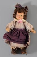 Porcleán baba. ca 1950 szép állapotban 20 cm