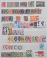 Vegyes külföldi bélyegek 1 db közepes és 1 db A4-es berakóban