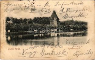 1900 Palics-fürdő, Palic; Korzó részlet. Kiadja Vig Zsigmond Sándor / promemade (fl)