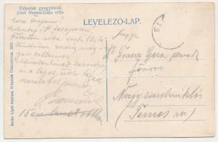 Előpatak-gyógyfürdő, Valcele; Gróf Nemes Unio villa. Berko Lipót kiadása (Rb)