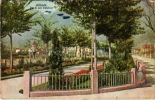 Merano, Meran (Südtirol); Partie am Bahnhof / railway (EM)