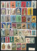 Europa CEPT 1971-1974 Összeállítás sorokkal, 4 db A/4 berakólap 1-1 oldalán