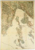 cca 1911 Pola - Fiume és környékének térképe és Zara és környékének térképe, 1:200.000,
Wien, K. u....