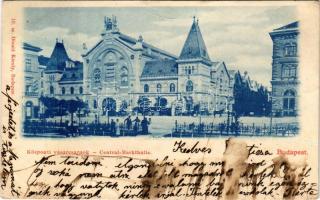 1899 Budapest IX. Központi Vásárcsarnok, Nádor szálloda, gyógyszertár. Divald Károly 19. sz. (fl)