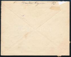 1919 Pécs helyi cenzúrázott, expressz, ajánlott levél 4 db Baranya I. bélyeggel
Signed: Bodor