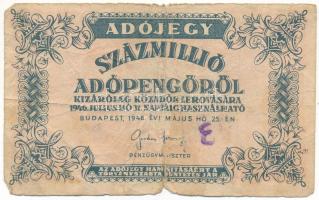 1946. 100.000.000AP T:VG nagyobb beszakadás Adamo P55