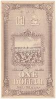 Kína 1922. 1$ "British-American Tobacco Company Ltd." T:XF hajtatlan, kis beszakadás China 1922. 1 Dollar "British-American Tobacco Company Ltd." C:XF unfolded, small tear