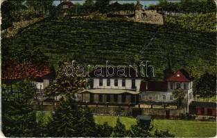 Pozsony, Pressburg, Bratislava; 3. Bimbóház / 3. Batzenhäusel / restaurant, villa (kopott sarkak / worn corners)