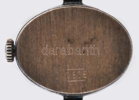 Descartes ezüst (Ag) női karóra, 835 ezrelékes ezüst, 17 köves, mechanikus, működik, tokjában, 15x20...