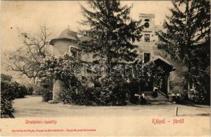 1912 Kéked-fürdő (Alsókéked), Melczer féle uradalmi kastély. Eschwig és Hajts kiadása, Hajts Kornél felvétele (ázott / wet damage)