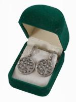 Luca Lorenzini olasz ezüst (Ag) fülbevaló pár, jelzett, 5,3g