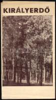 1930 Csepeli Királyerdő üdülőhely ismertető füzetet fényképekkel, térképpel