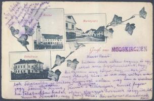 Mooskirchen with school and market square (EK)