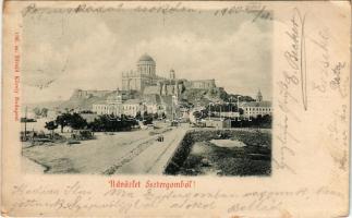 1900 Esztergom, látkép. Divald Károly 196. sz. (EK)