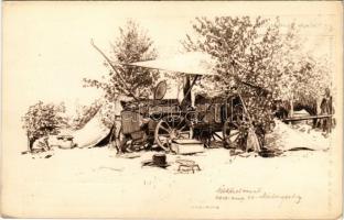 Ütközet-vonal. Kiadja a m. kir. 10. honvéd gyalogezred az özvegy- és árvaalap javára. Herbst műnyomása - 49. / WWI Austro-Hungarian K.u.K. military art postcard s: Meilinger Dezső hadnagy (EK)