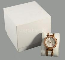 Michael Kors női karóra, kvarc, működik, segédkörökkel, jelzett, díszdobozban, d: 36mm