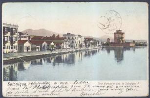 Thessaloniki quay with the White Tower