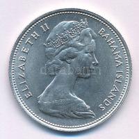 Bahamák 1966. 50c Ag "II. Erzsébet / Kormos nyársorrú hal" T:AU
Bahamas 1966. 50 Cents Ag...