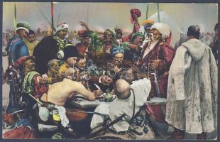 The Cossacks writing a letter to the Turkish Sultan s: I. E. Riepin