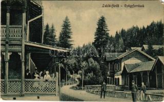1917 Lublófürdő, Kúpele Lubovna; Gyógyforrások / thermal spring (EM)