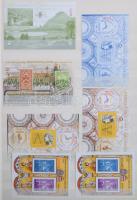 1994-2025 104 darabos emlékív gyűjtemény, benne egyszín nyomatok, vágottak és egyéb érdekességek, 2 ...